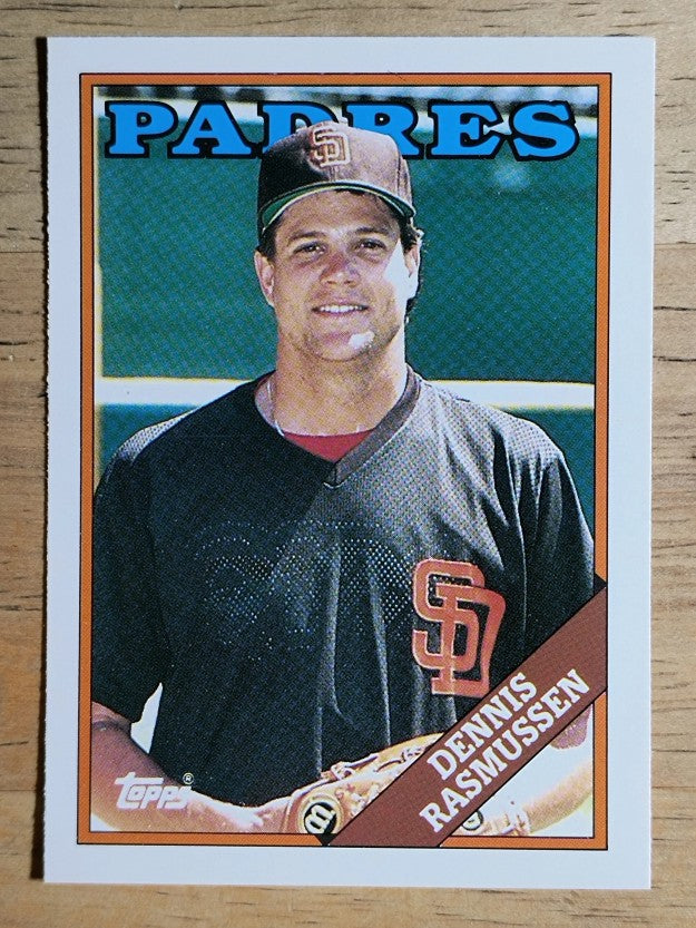 1988 Topps Traded #91T Dennis Rasmussen