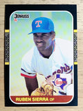 1987 Donruss #346 Ruben Sierra RC