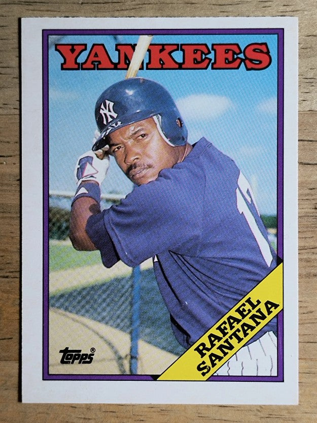 1988 Topps Traded #101T Rafael Santana