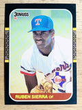 1987 Donruss #346 Ruben Sierra RC