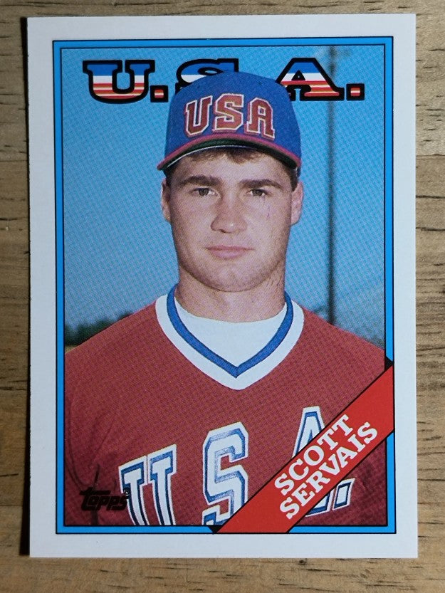 1988 Topps Traded #106T Scott Servais OLY XRC