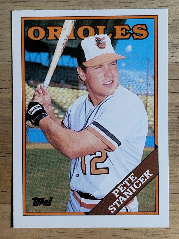 1988 Topps Traded #114T Pete Stanicek RC