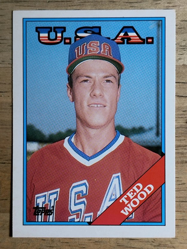 1988 Topps Traded #130T Ted Wood OLY XRC