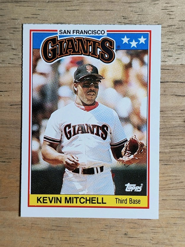 1988 Topps UK Minis #48 Kevin Mitchell