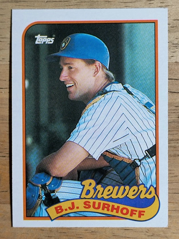 1989 Topps #33 B.J. Surhoff
