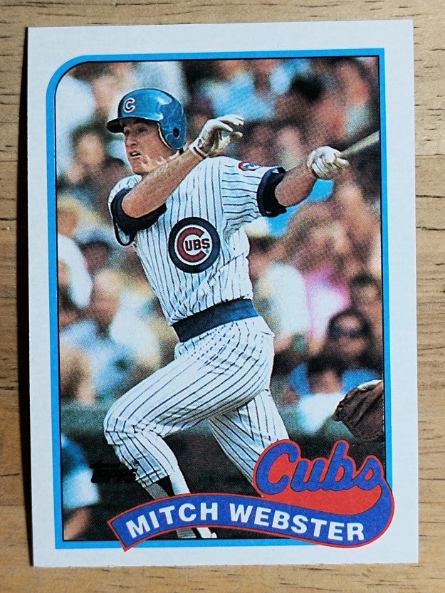 1989 Topps #36 Mitch Webster