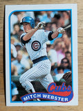 1989 Topps #36 Mitch Webster