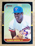 1987 Donruss #346 Ruben Sierra RC