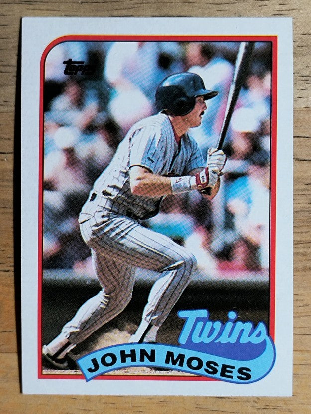 1989 Topps #72 John Moses