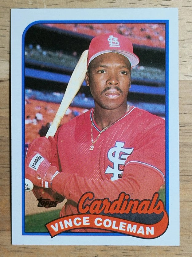1989 Topps #90 Vince Coleman
