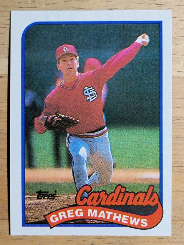 1989 Topps #97 Greg Mathews