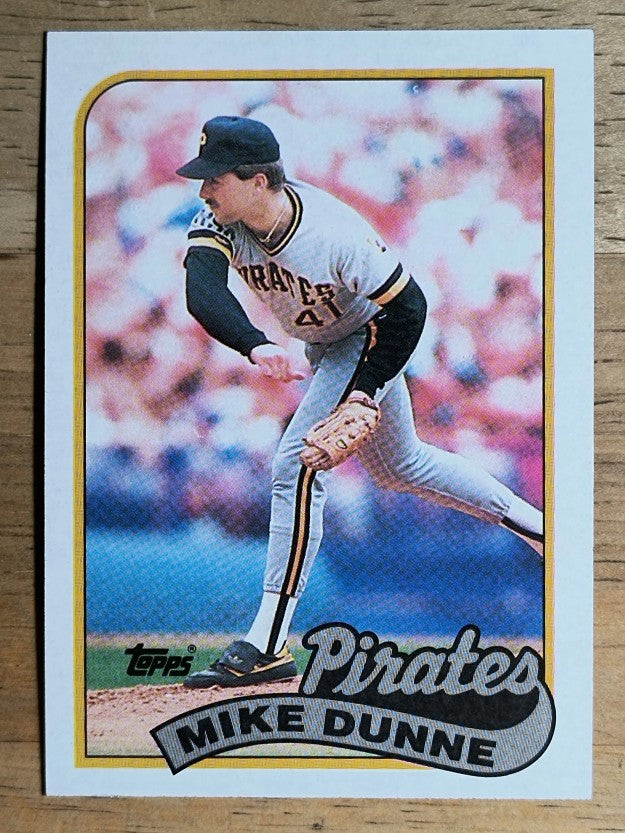 1989 Topps #165 Mike Dunne
