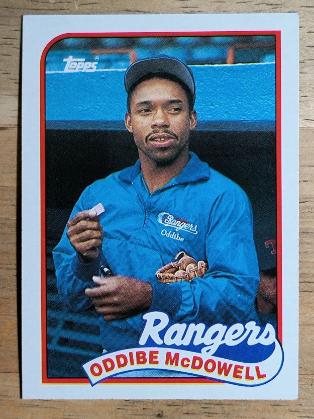1989 Topps #183 Oddibe McDowell