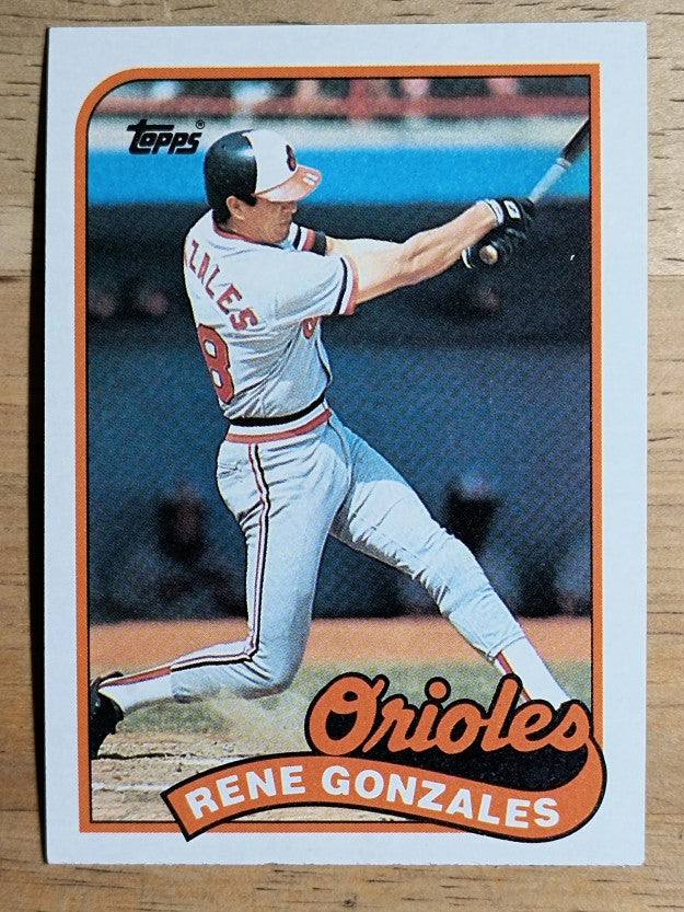 1989 Topps #213 Rene Gonzales