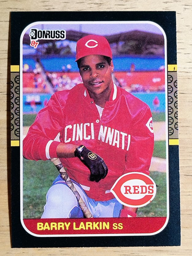 1987 Donruss #492 Barry Larkin RC