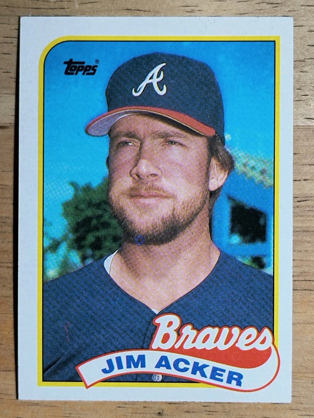 1989 Topps #244 Jim Acker