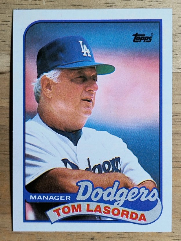 1989 Topps #254 Tom Lasorda MG