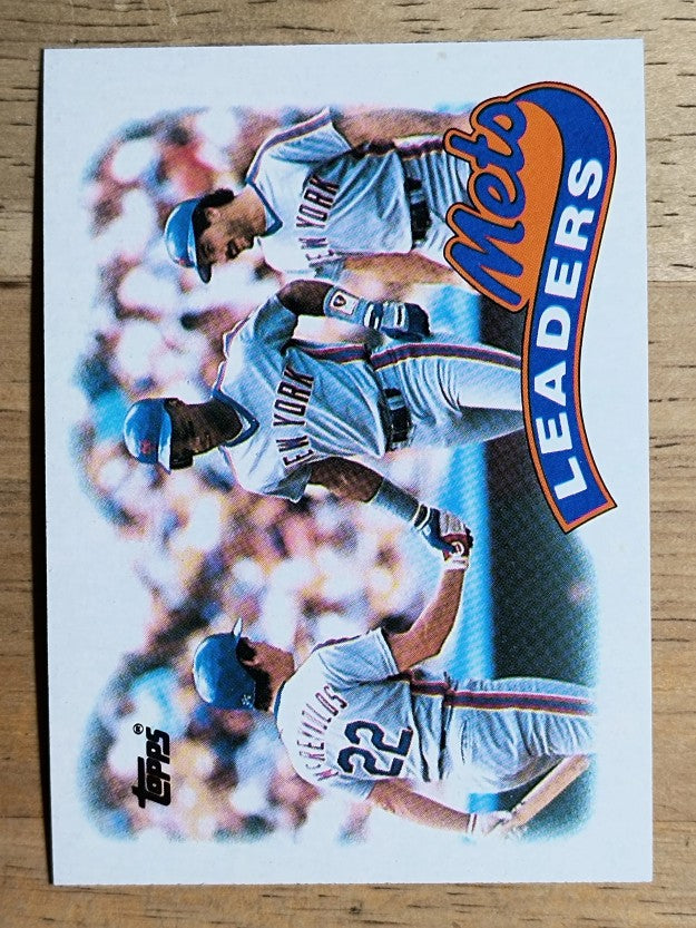 1989 Topps #291 Darryl Strawberry/Keith Hernandez/Kevin McReynolds TL
