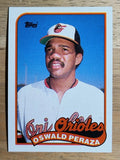 1989 Topps #297 Oswald Peraza RC