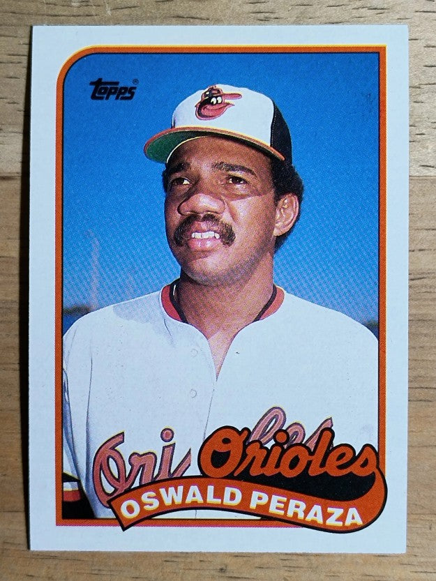 1989 Topps #297 Oswald Peraza RC