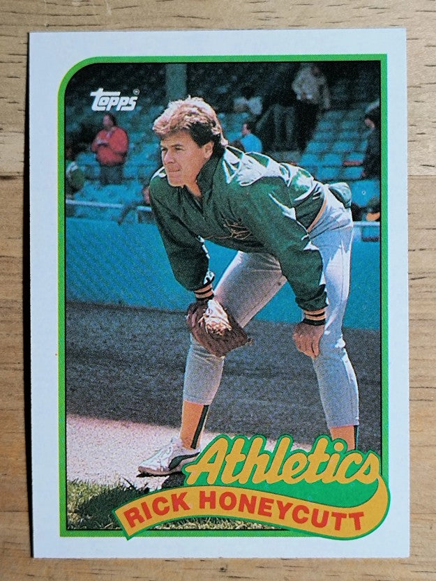 1989 Topps #328 Rick Honeycutt