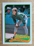1989 Topps #328 Rick Honeycutt