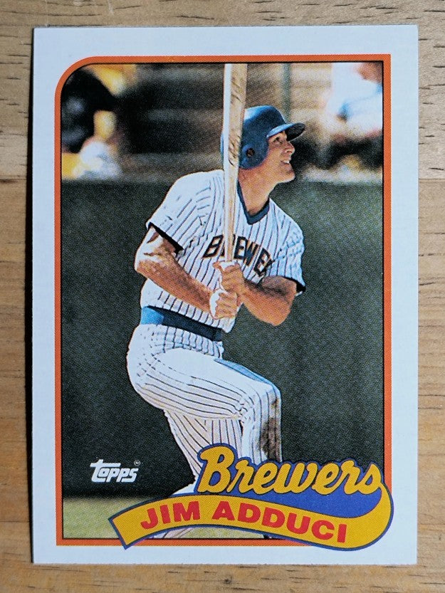 1989 Topps #338 Jim Adduci
