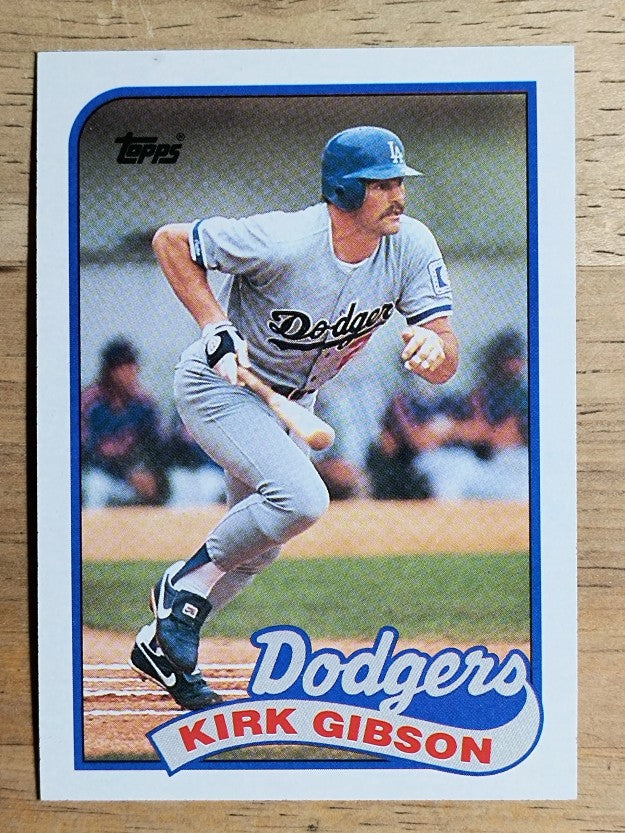 1989 Topps #340 Kirk Gibson