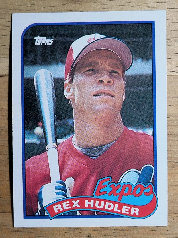 1989 Topps #346 Rex Hudler
