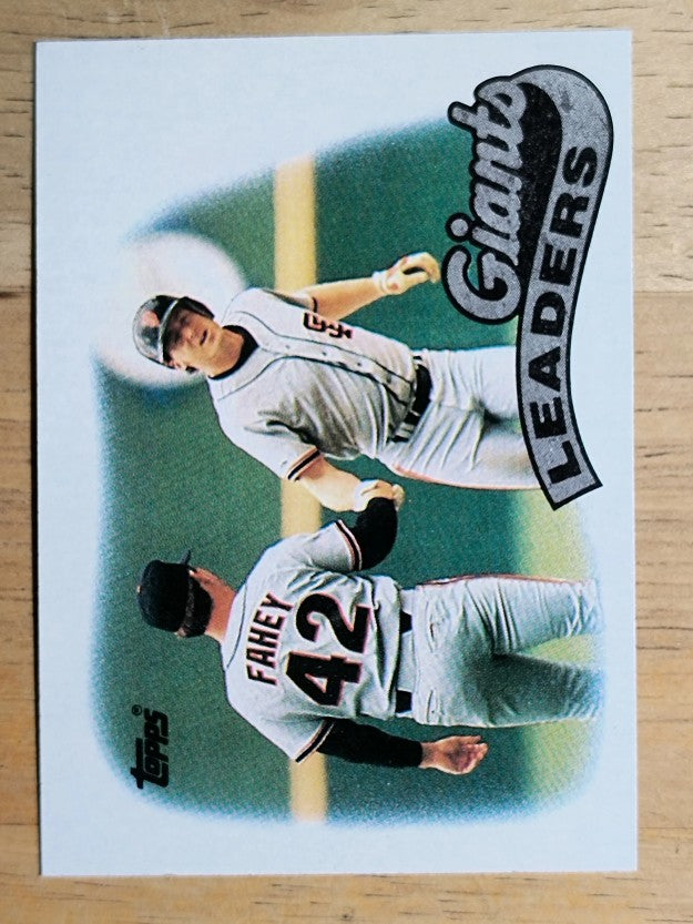 1989 Topps #351 Bob Melvin/Bill Fahey CO TL