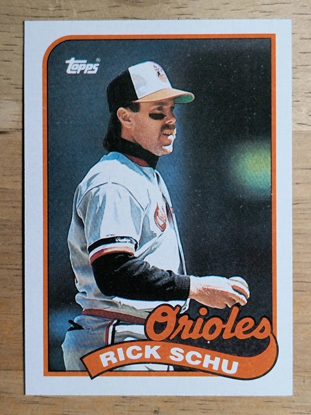 1989 Topps #352 Rick Schu