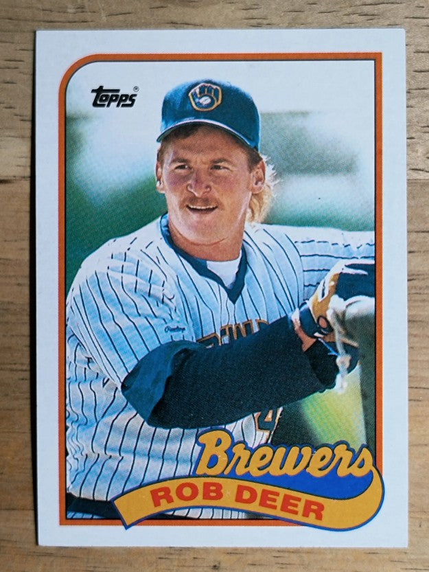 1989 Topps #364 Rob Deer