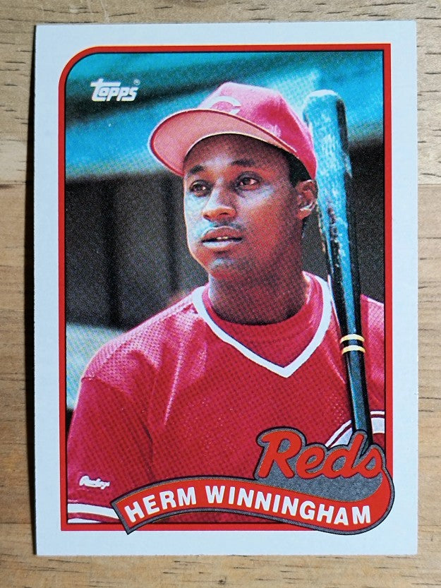 1989 Topps #366 Herm Winningham