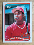 1989 Topps #366 Herm Winningham