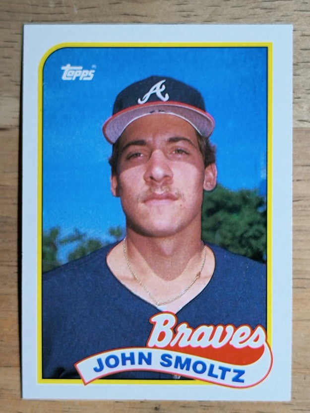 1989 Topps #382 John Smoltz RC