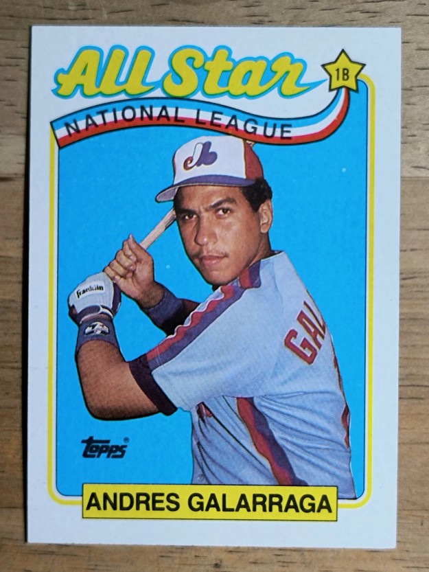 1989 Topps #386 Andres Galarraga AS