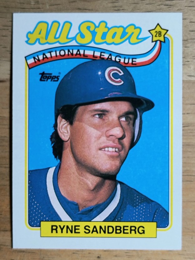 1989 Topps #387 Ryne Sandberg AS