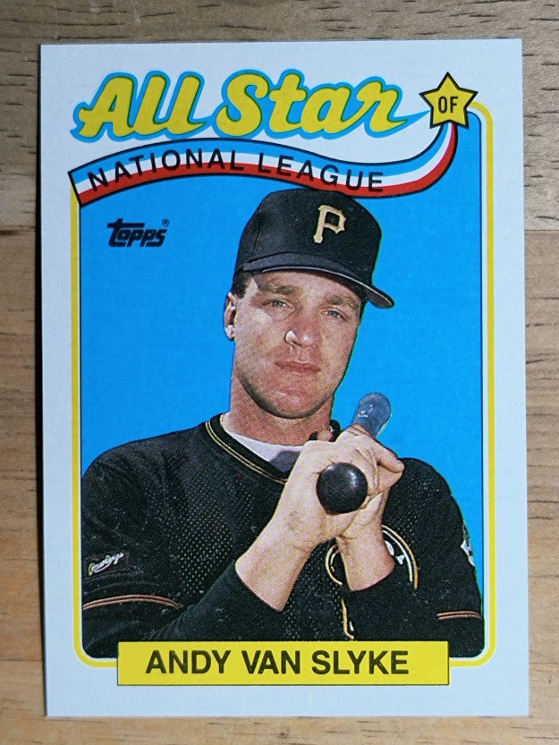1989 Topps #392 Andy Van Slyke AS