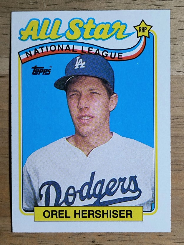 1989 Topps #394 Orel Hershiser AS