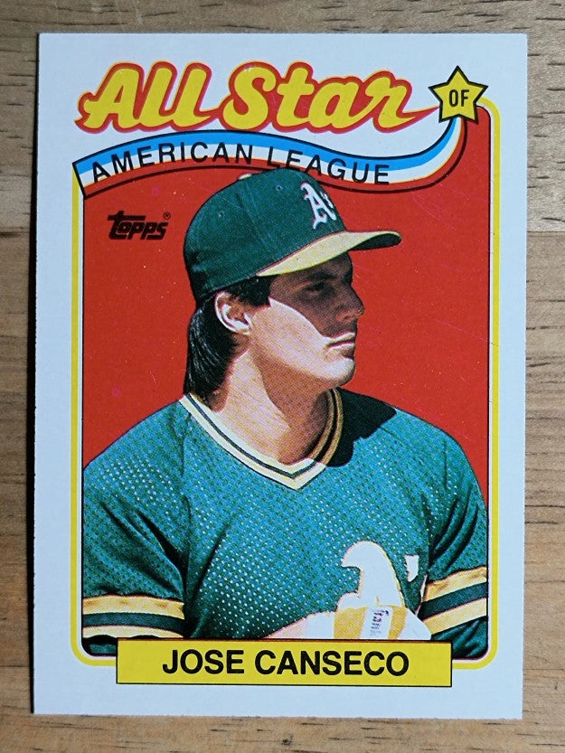 1989 Topps #401 Jose Canseco AS