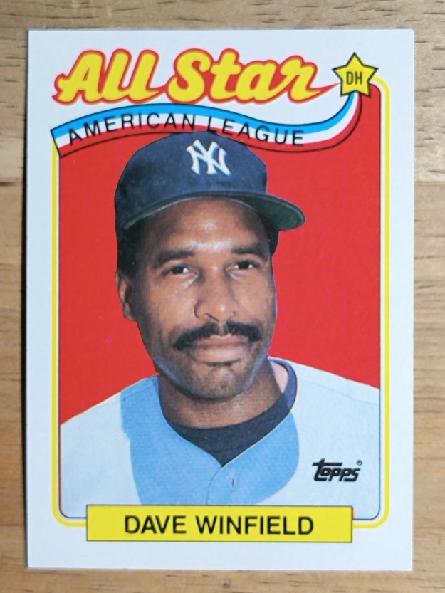 1989 Topps #407 Dave Winfield AS