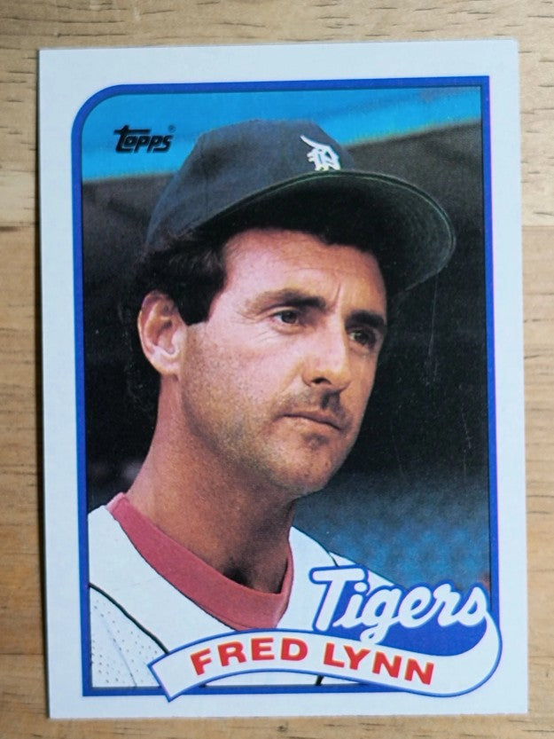 1989 Topps #416 Fred Lynn