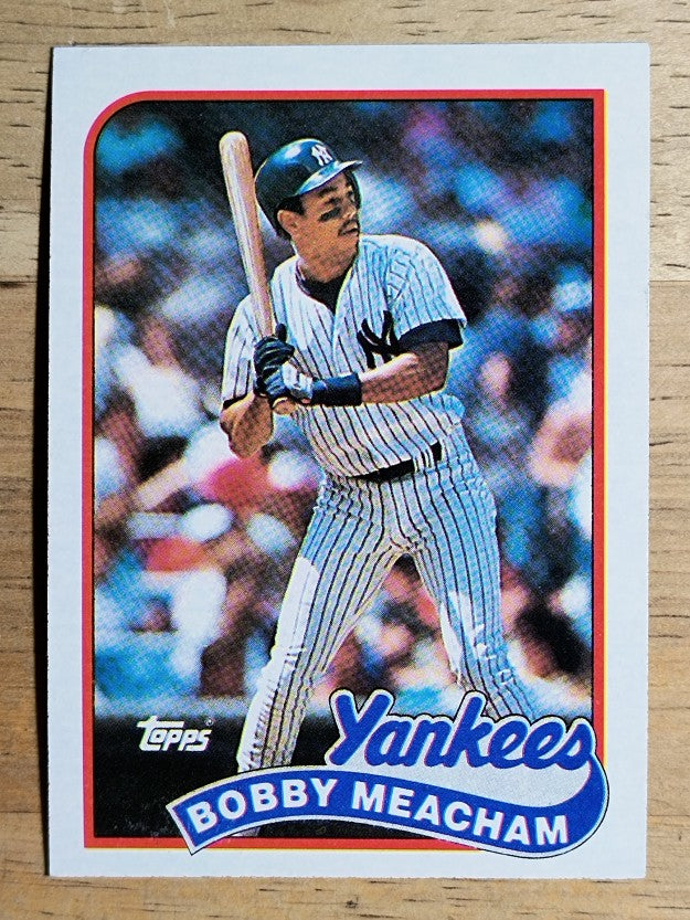 1989 Topps #436 Bobby Meacham
