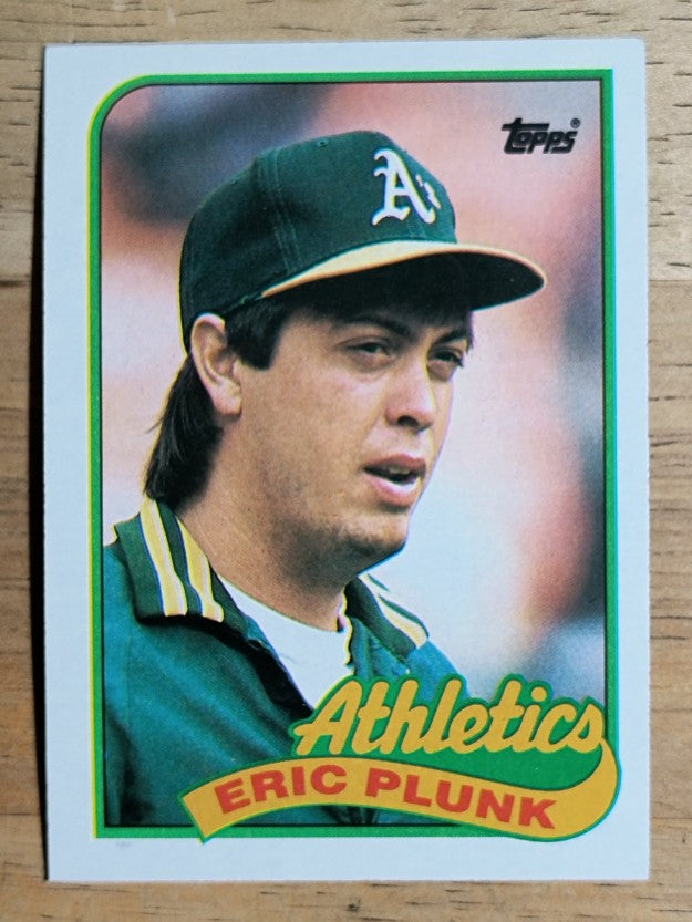 1989 Topps #448 Eric Plunk