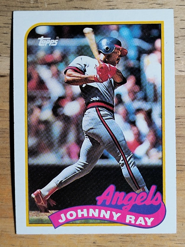 1989 Topps #455 Johnny Ray