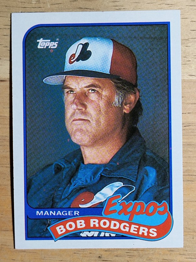1989 Topps #474 Bob Rodgers MG