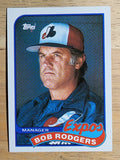 1989 Topps #474 Bob Rodgers MG