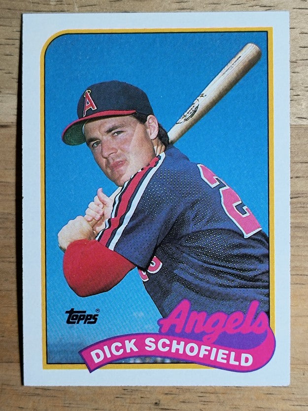 1989 Topps #477 Dick Schofield