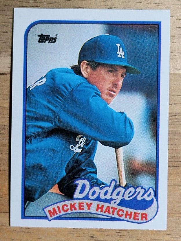 1989 Topps #483 Mickey Hatcher