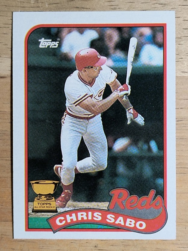 1989 Topps #490 Chris Sabo RC